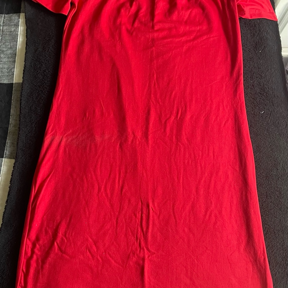 Vibrant Red Dress